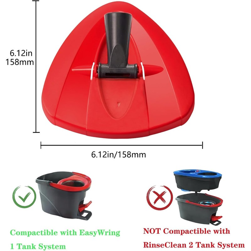 Spin Mop Replacement Head Base Compatible with Vileda Oceda Mop