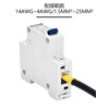 DIHOOL Miniature Circuit Breakers, 2pcs 16A 12-240V DC Disconnect Switch,