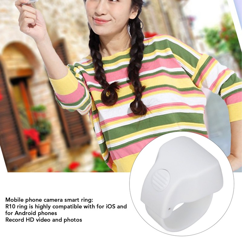 Camera Remote Control Ring BT Portable Smart Ring Controller for