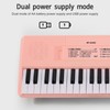 54 Key Keyboard Piano Smoothly Plastic Keyboard Piano Portable Dual
