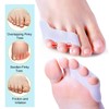 Sumiwish 10 Pack Pinky Toe Separator, Gel Toe Separators for