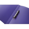 HERMA 19183 A4 Translucent Purple Slim 2 Ring Binder Strong