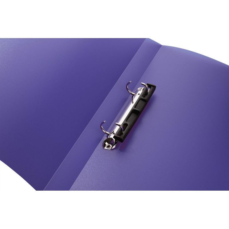 HERMA 19183 A4 Translucent Purple Slim 2 Ring Binder Strong