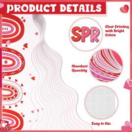 Fullhawl Valentine's Day Bulletin Board Decorations Set Spread Love God Valentine Day Decorations for Classroom Pink Red Heart Cutouts Bulletin Borders Valentines Party Wall Door Office(Love)