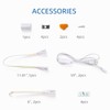 LELEJU LED Shop Light 3FT, 15W, 6000K, 1500lm, LED Ceiling