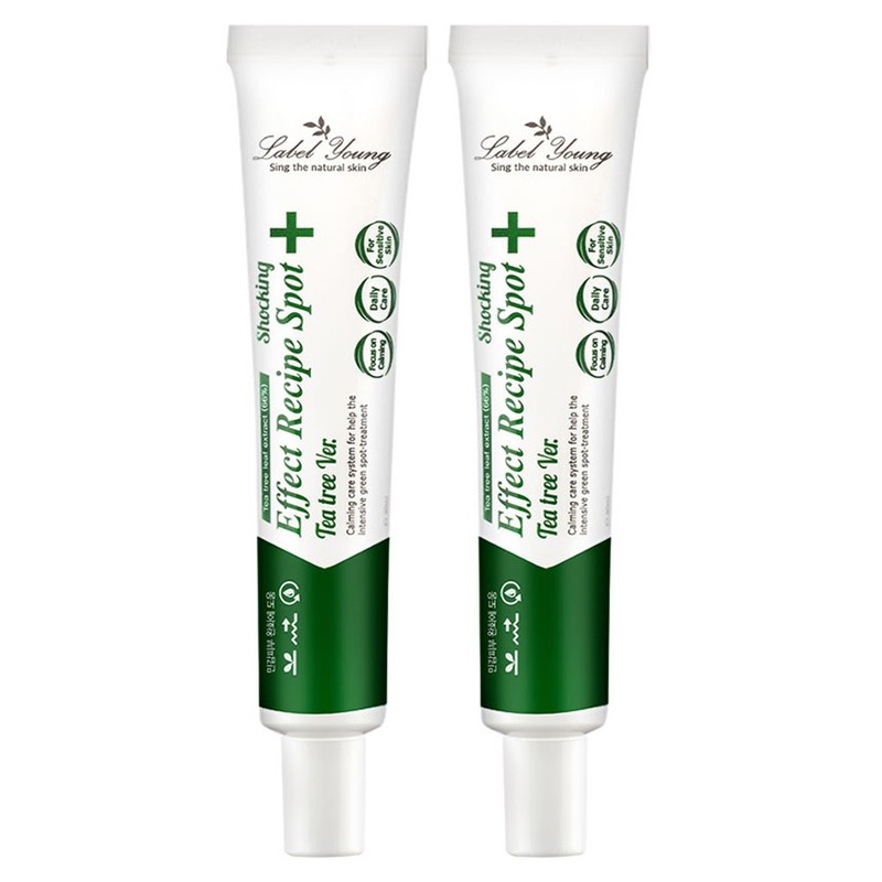 Partner_Reference 라벨영 쇼킹효과레시피 티트리 스팟 30ml 2개 / 라벨영 쇼킹효과레시피