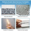 IES Reflective BUBBLE Foil Insulation RADIANT Barrier 2FT x 50ft
