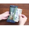 Cartolare Men's Hammock Wallet Plus, Navy × Khaki