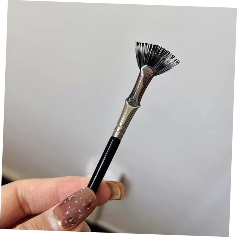 IWOWHERO Mascara and Eyelash Brush Fan-shaped Design for Easy Makeup