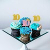 MonMon & Craft 10th Birthday Cupcake Toppers/Children Girls 10th Birthday