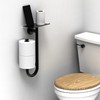 AquaChase 3-in-1 Toilet Safety Grab Bar with Built-in Tissue Paper