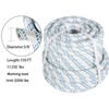 mitoharet 5/8In x 150FT Double Braid Polyester Arborist Bull Rope