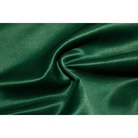 Bridal Satin Fabric Shiny Heavy Weight 56" - 58" Wedding Dress Sewing By The Yard (Forest Green)