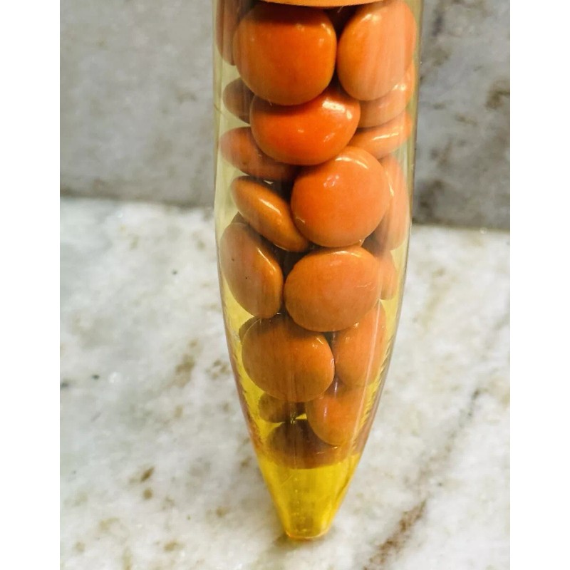 Bee CARROT TUBES WITH ORANGE CHOCOLATE LENTILS 1.3 Oz 36gm