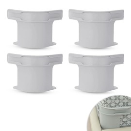 LCUHAVA Bettlakenhalter mit Feststell Streifen Spannbettlaken Halter 4 PCS Bettlaken Halter Bettlaken Ecken Spanner Clips für Matratzen mit Einer Dicke von 12, 9 cm, Anti Rutsch (Grau)