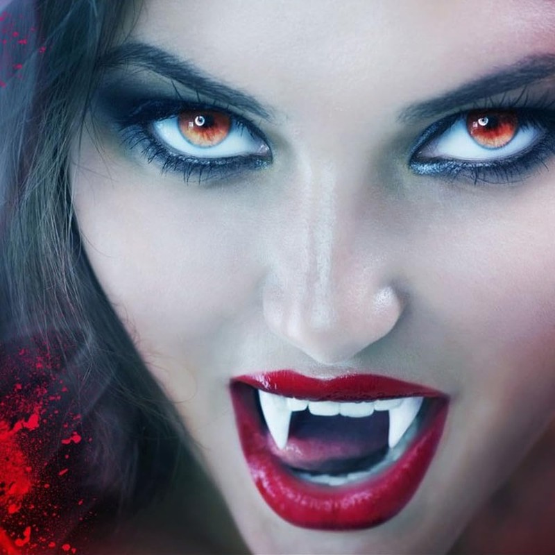 GOODCHI Vampire Fangs, Vampire Fangs, Cosplay Costume, Props Devil, Dentures,