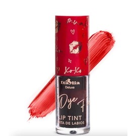 Kit Viral Labios Tinta Dye For Italia Deluxe, Lapiz Delineador de Labios Ivy Cosmetics en tonos Rojo, Rosa y Caramelo