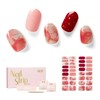 NAILOG Semi-cured Gel Nail Stickers (34 Pieces), Long Lasting, Salon