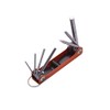 Edward Tools Folding Allen Wrench Set with Phillips and Flathead