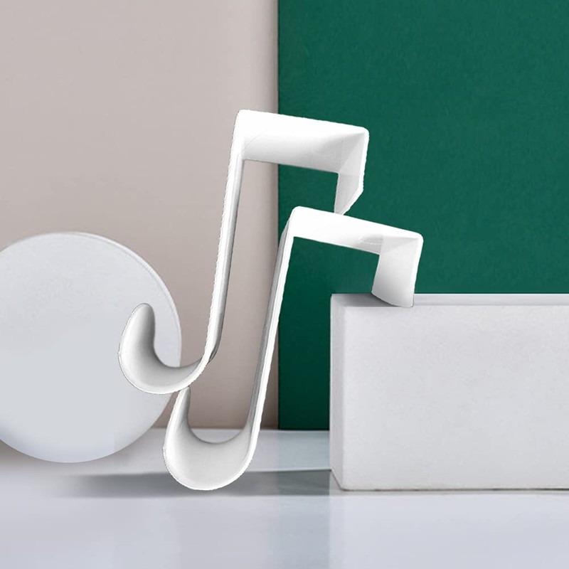 1st Choice Over The Door Hooks 6 Pack, Reversible Sturdy