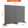 TORACK Pegboard Display Stand for Craft Shows & Fairs, Black,