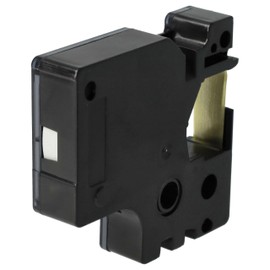 vhbw Label Tape Cassette Compatible with Dymo 1000, 1000+, 2000, 3500, 4500, 5000, 5500 Label Printers 9mm Gold on Black