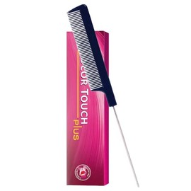 Color Touch Plus 55/03 Hair Color | Low-Ammonia Demi-Permanent Hair Dye 2oz and M Hair Designs Tail Comb (Bundle)