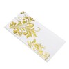 TABLECLOTHSFACTORY 20 Pack 3 Ply Metallic Gold Intricate Design Paper