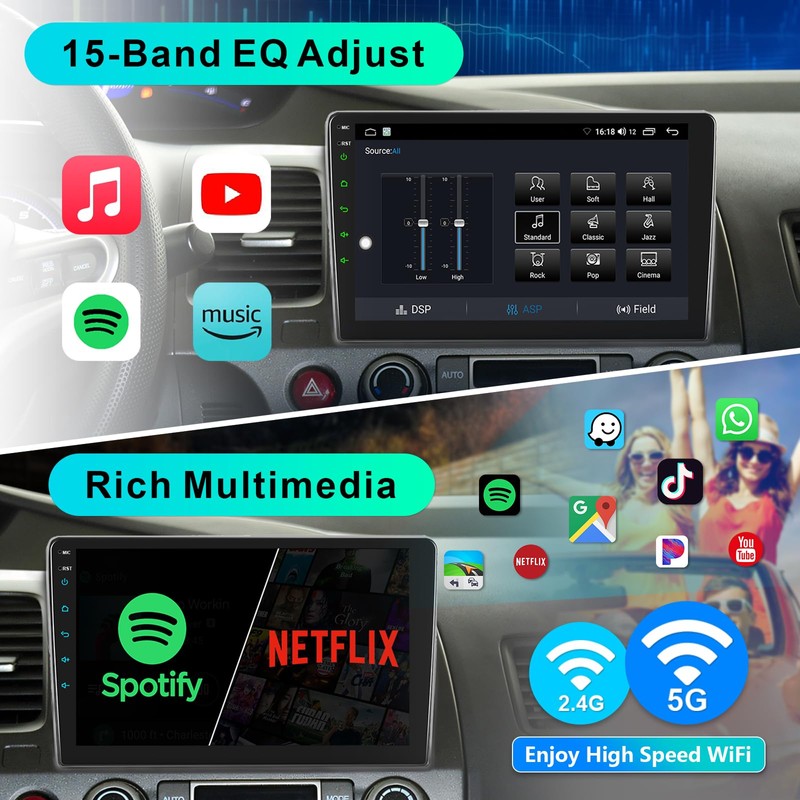 Car Stereo Radio for Honda Civic 2006 2007 2008 2009
