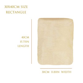 30 x 40 cm - Natural Deerskin Cleaning Cloth, 1 Car Deer Leather Towel, Super Absorbent and Quick-Drying Car Leather Cloth