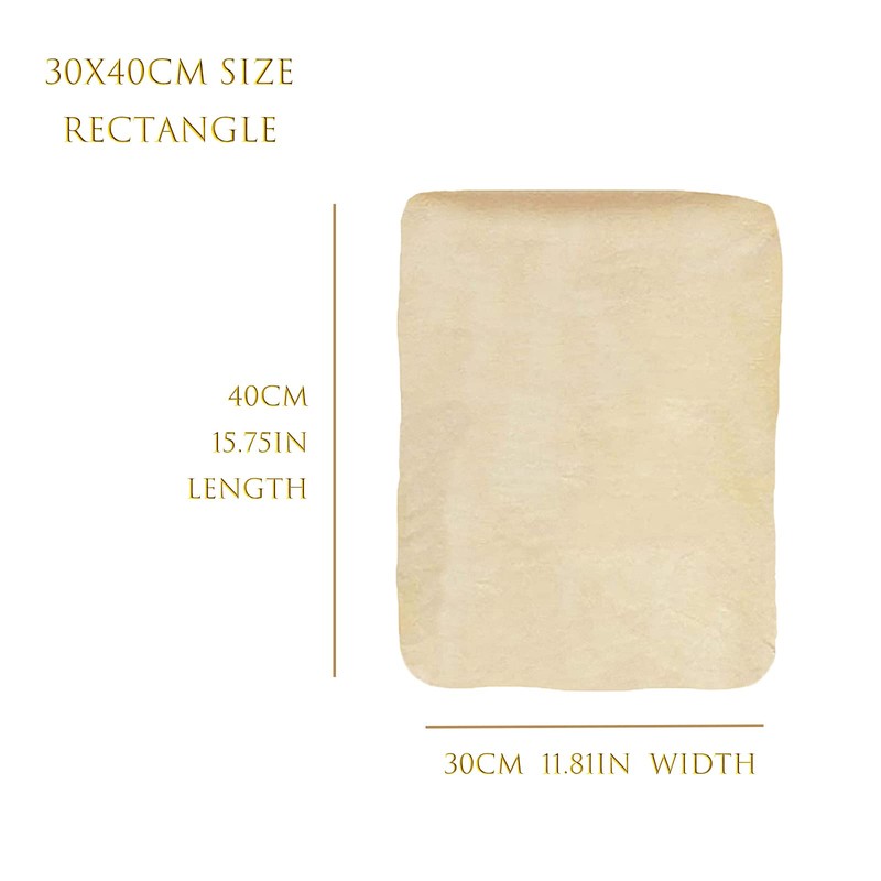 30 x 40 cm - Natural Deerskin Cleaning Cloth, 1