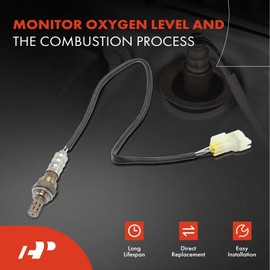 A-Premium - Sensor de oxígeno O2 compatible con Suzuki Grand Vitara 2006 2007 2008 2.7L - Corriente abajo izquierda y derecha - Juego de 2 piezas - Repuesto # 1A6018861, 19060002