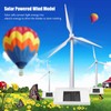 VBESTLIFE Mini Solar Windmill Toy, Educational Science Teaching Desk Windmill