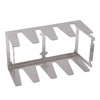 BBQ Skewer Rack Lightweight Portable Sturdy Structure Stainless Steel Wear