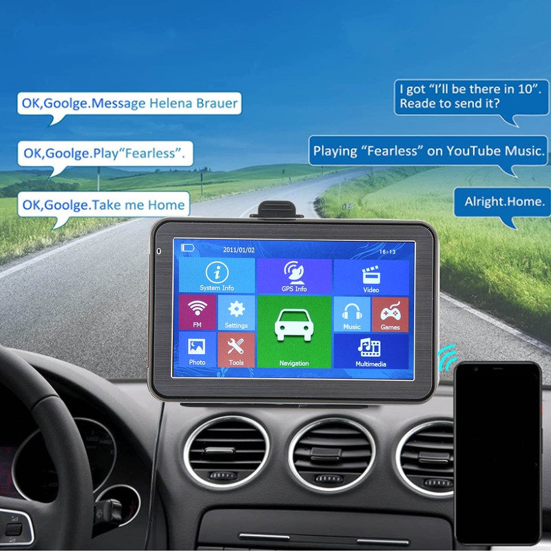 GPS Navigator 5 In Touch Screen 256MB 8G 3D 2D