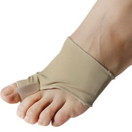 Bunion Corrector Splint Gel Bunion Pads Sleeves Brace – Toe Stretcher Bunion Guard for Men and Women Gel Toe Spacer (colour of skin, S)