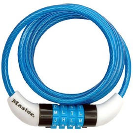 Master Lock Word Cable Bike Lock 5 Ft. ( 6 Mm ) X 1/4 In. Asstd Colors