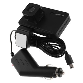 Gadpiparty 1080P Dual Lens Car Dash Cam for Front and Rear 3-Inch IPS Screen Motion Detection Loop Recording for Daily Driving and Baby Monitoring Black