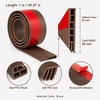 Self-Adhesive Door Draft Stopper Strip, Rubber Bottom Seal for Doors
