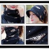 White Fang CA375 Women's Knit Hat, With Brim, Feather, Feather,