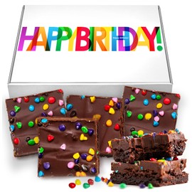 Birthday Party Large Brownies Gift Box Individually Wrapped | Happy Birthday Celebration | Nut Free | Kosher
