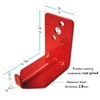 QMARK 4 Pack of Fire Extinguisher Bracket, Wall Mount Hook,
