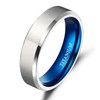 TIGRADE Titanium Rings 4MM 6MM 8MM 10MM Wedding Band in