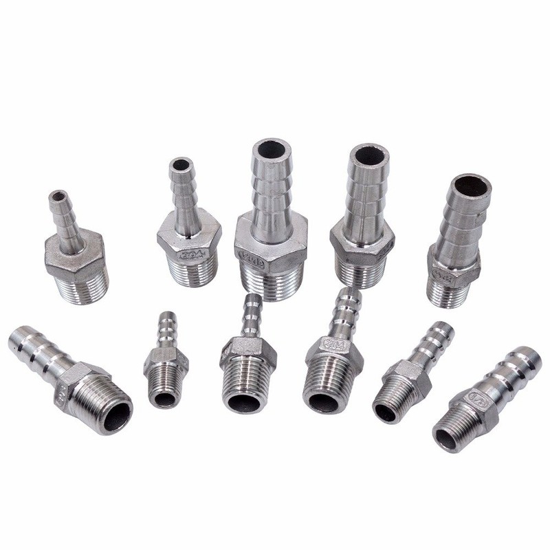 Hose Barb Hose Barb Stainless Steel SS304 Male Thread Coupling