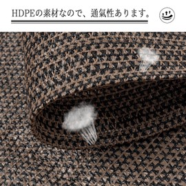 ‎LOVE STORY Balcony Shade 2.7x1m Mocha Veranda Blindfold Sun Shade