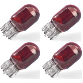 4x 7443 RED Bulb Tail Brake Backup Reverse Bright Light T20 Car Turn Signal US