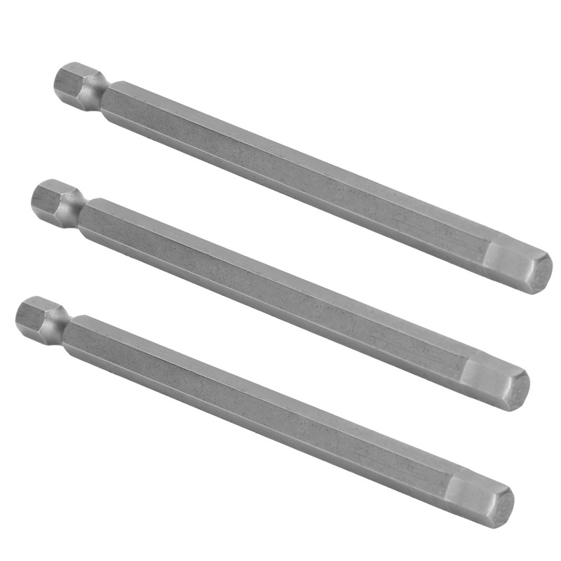 10Pcs 6mm Magnetic Screwdriver Bits Alloy Steel 1/4 Inch Hex