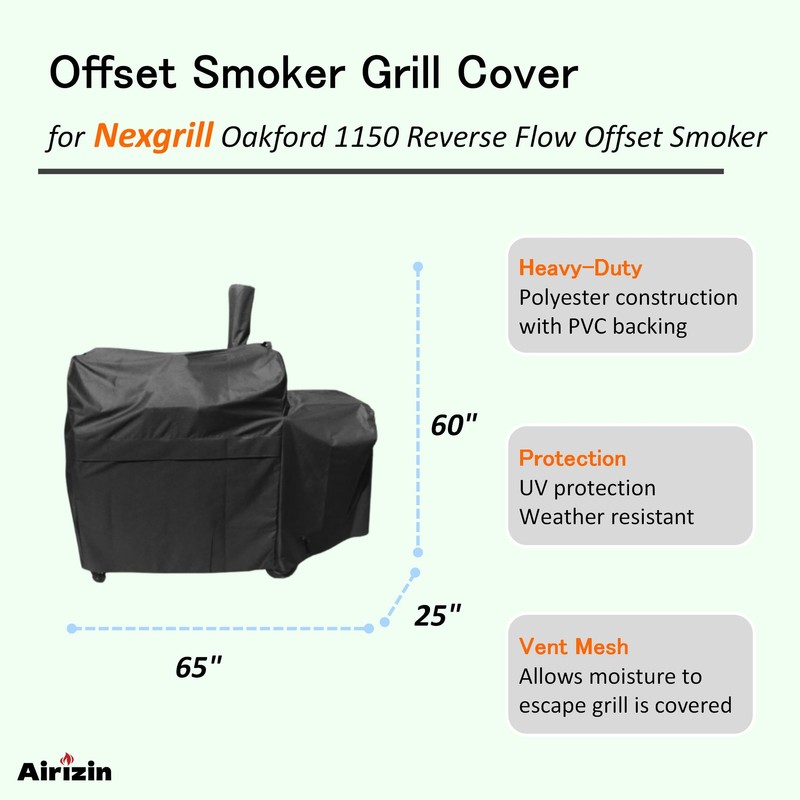 Grill Cover Replacement for Nexgrill Oakford 1150 Reverse Flow Offset