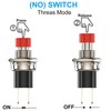 DIYhz Momentary Push Button Switch, 1A 250VAC SPST Mini Pushbutton