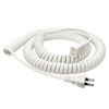 F-Factory 電源用カールコード 業務用カールコード（最大3m伸縮）ホワイト/FE-EPC-CCE1-W30